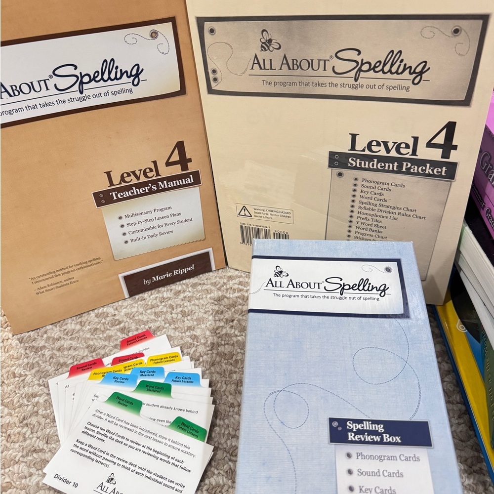 All about Spelling Level 4 : Complete Guide to Teaching Spelling